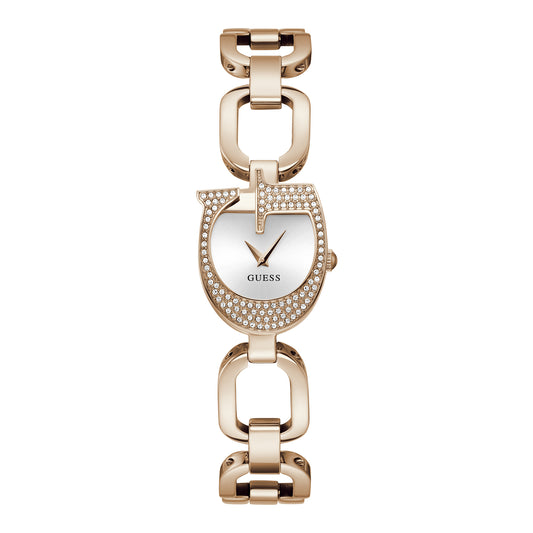 Guess Women's Watch Rose Gold Tone Case Quartz