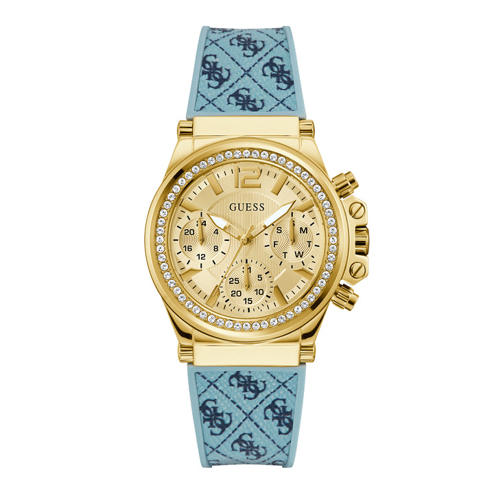 Guess Women's Watch Gold Tone Case Quartz