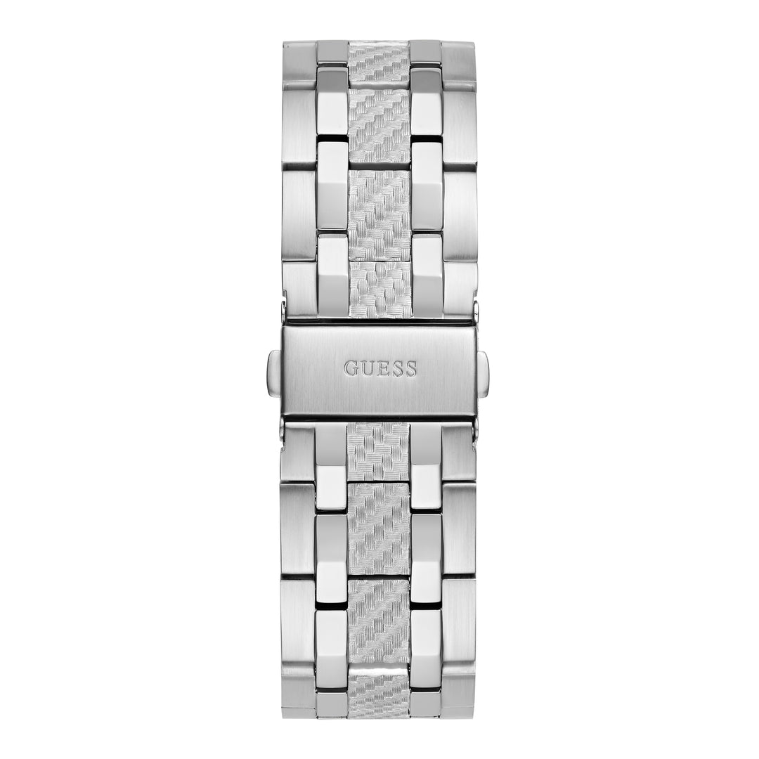 Guess Men's Watch Silver Tone Case Quartz