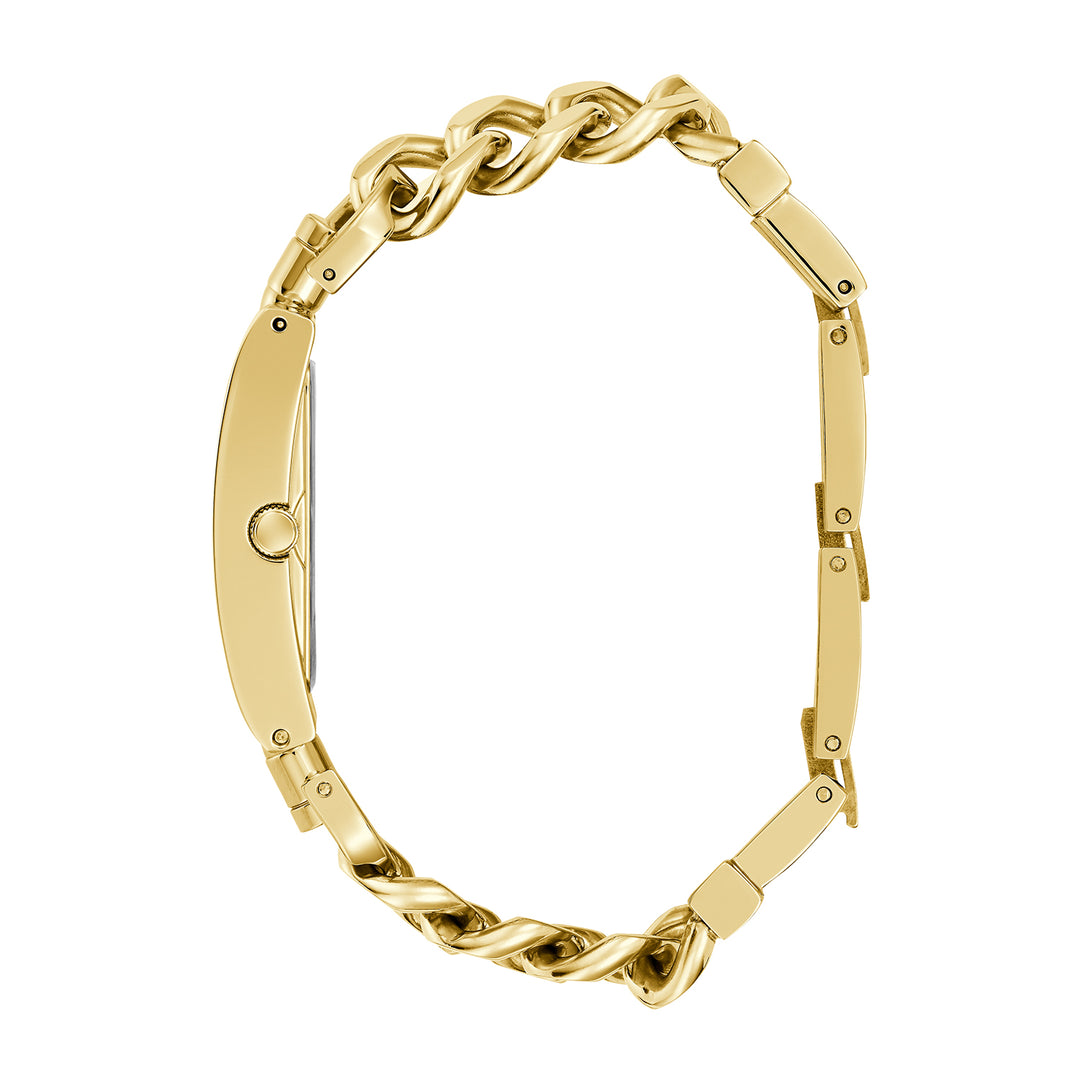 Guess Women's Watch Gold Tone Case Blue Dial Quartz