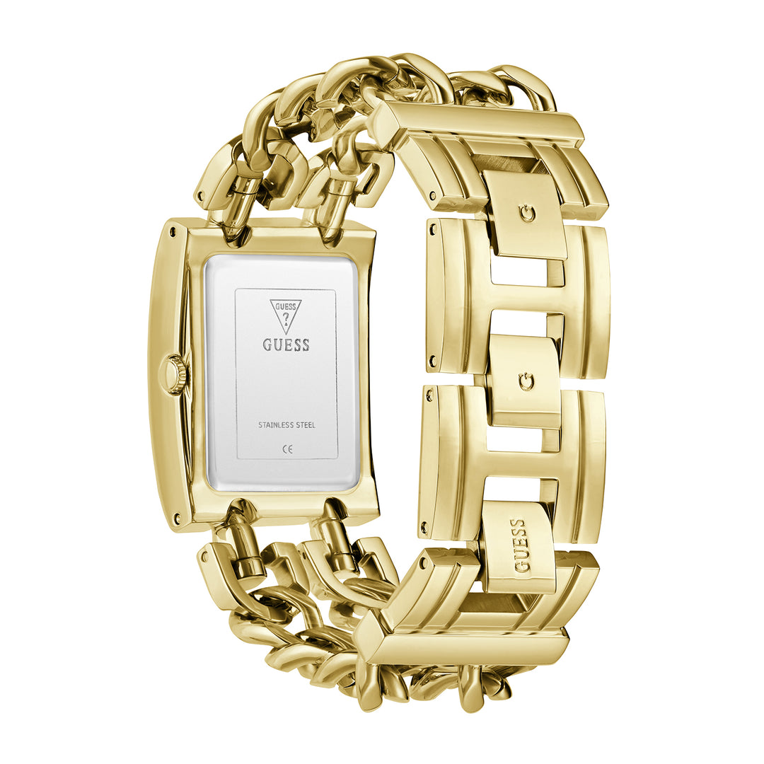 Guess Women's Watch Gold Tone Case Blue Dial Quartz