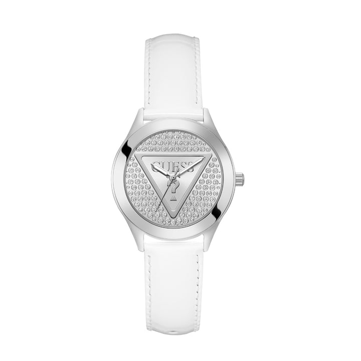 Guess Women's Watch Silver Tone Case Silver Dial Quartz