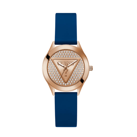Guess Women's Watch Rose Gold Tone Case Rose Gold Dial Quartz