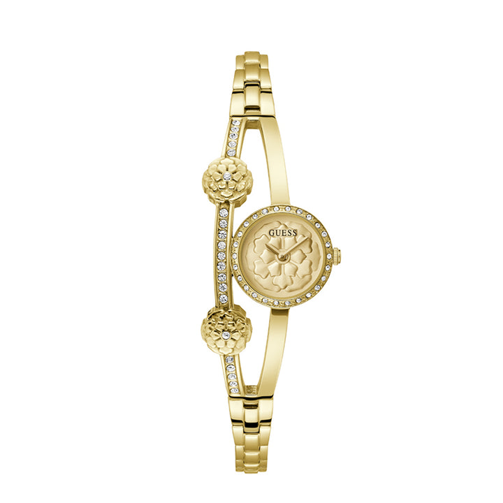 Guess Women's Watch Gold Tone Case Champagne Dial Quartz