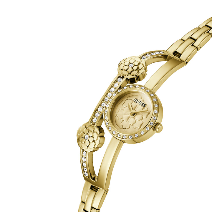 Guess Women's Watch Gold Tone Case Champagne Dial Quartz