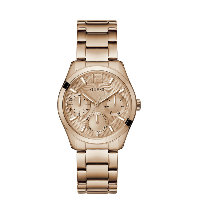 Guess Women's Watch Rose Gold Tone Case Rose Gold Dial Quartz