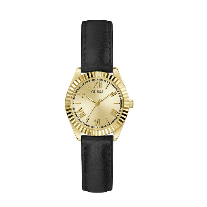 Guess Women's Watch Gold Tone Case Champagne Dial Quartz