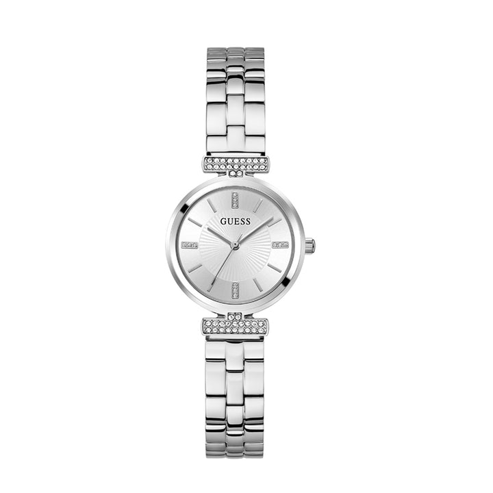 Guess Women's Watch Silver Tone Case Silver Dial Quartz