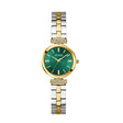Guess Women's Watch 2-Tone Case Green Dial Quartz
