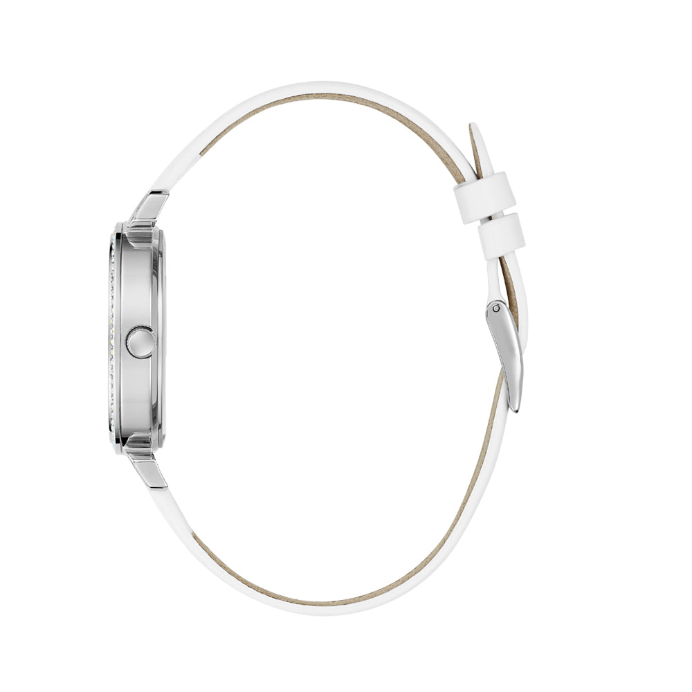 Guess Women's Watch Silver Tone Case Silver Dial Quartz