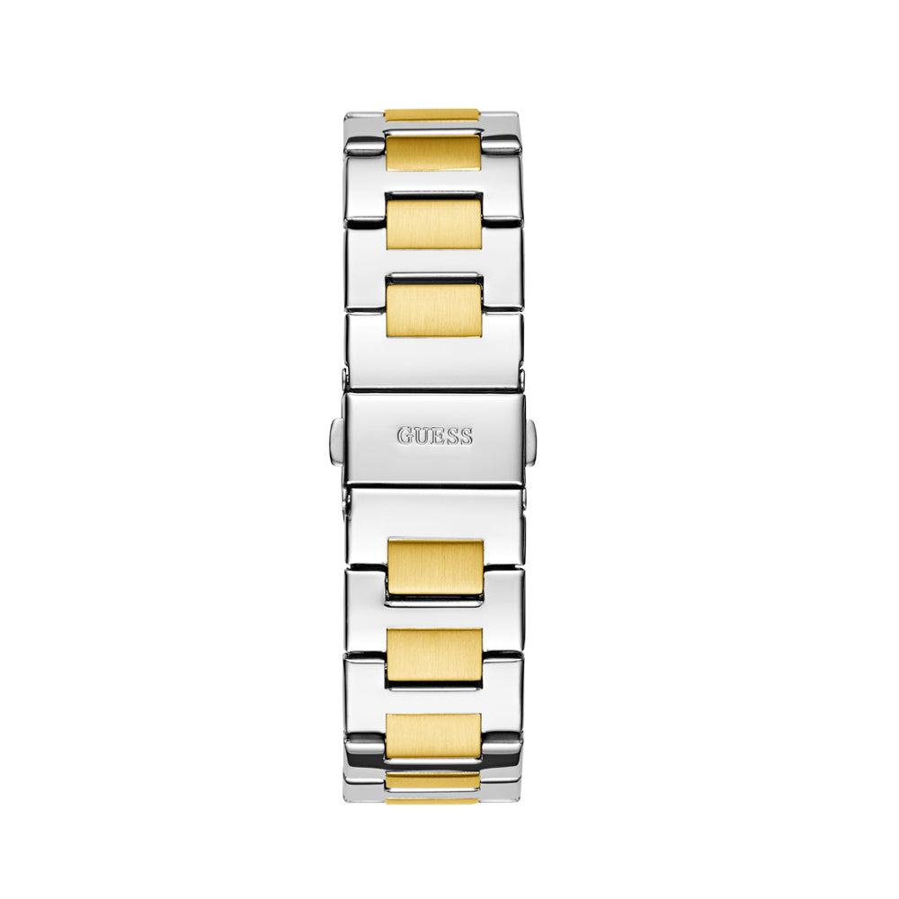 Guess Women's Watch 2-Tone Case Silver Dial Quartz