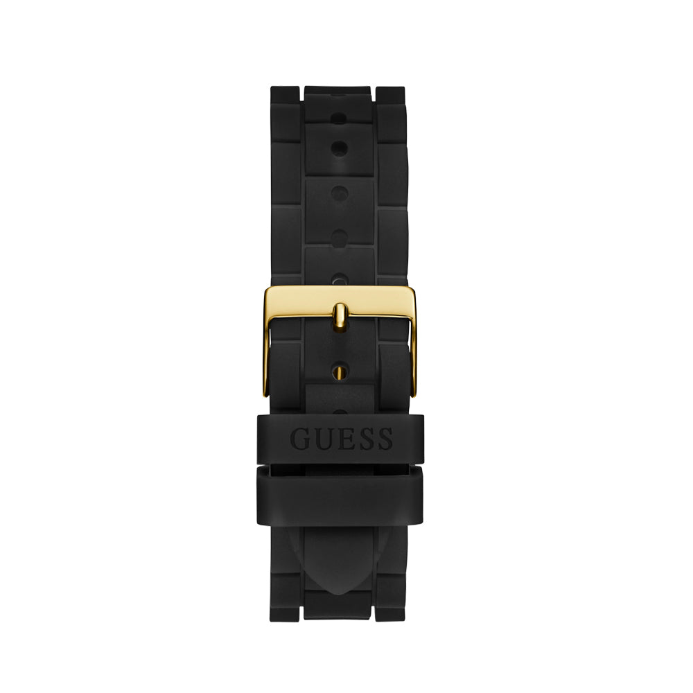 Guess Women's Watch Gold Tone Case Black Dial Quartz