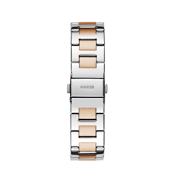 Guess Women's Watch 2-Tone Case Rose Gold Dial Quartz