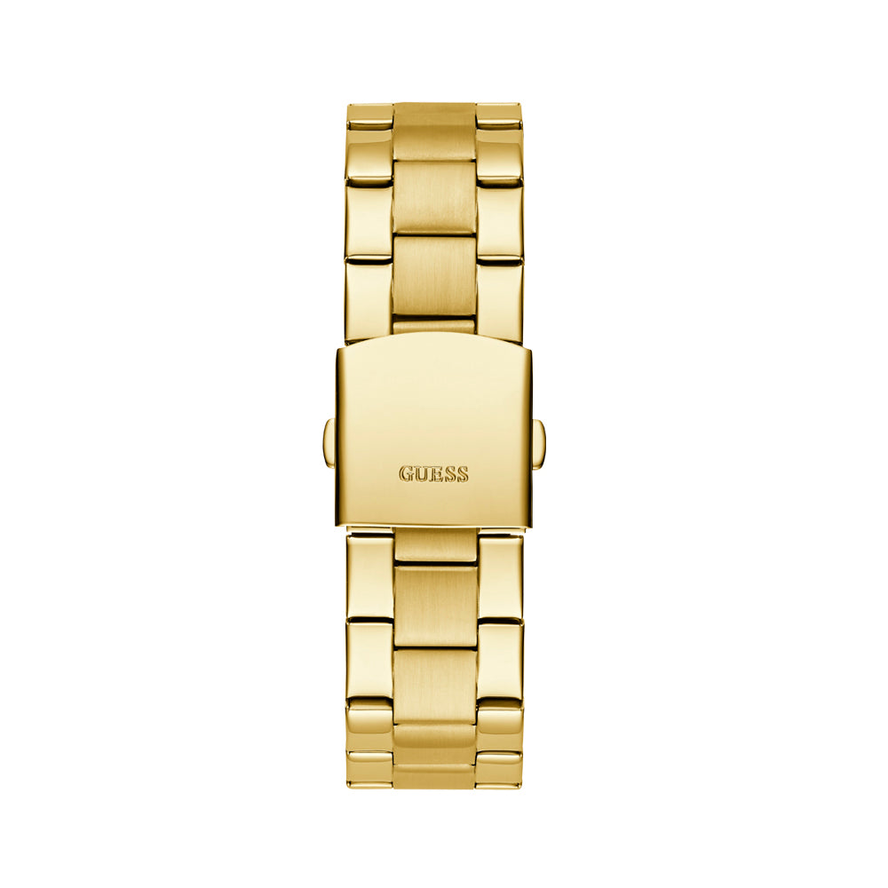 Guess Men's Watch Gold Tone Case Champagne Dial Quartz