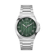 Guess Men's Watch Silver Tone Case Green Dial Quartz