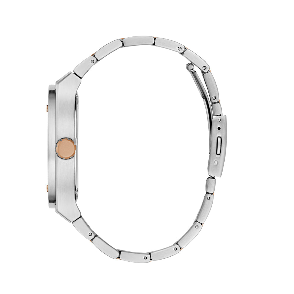 Guess Men's Watch Silver Case Grey Dial Quartz