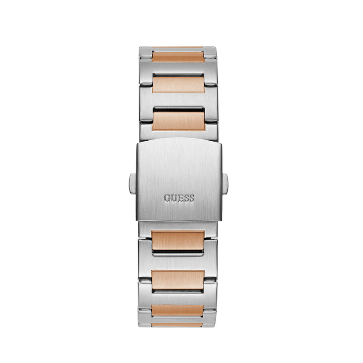 Guess Men's Watch Silver Case Grey Dial Quartz