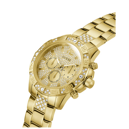 Guess Men's Watch Gold Tone Case Champagne Dial Quartz - GW0796G2