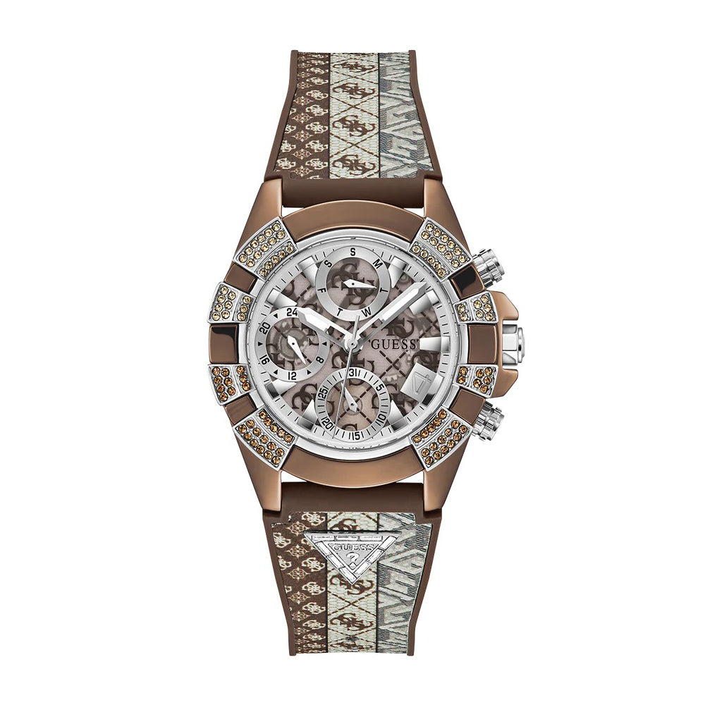 Guess Women's Watch Silver Tone Case Silver Dial Quartz