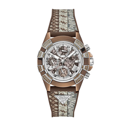Guess Women's Watch Silver Tone Case Silver Dial Quartz