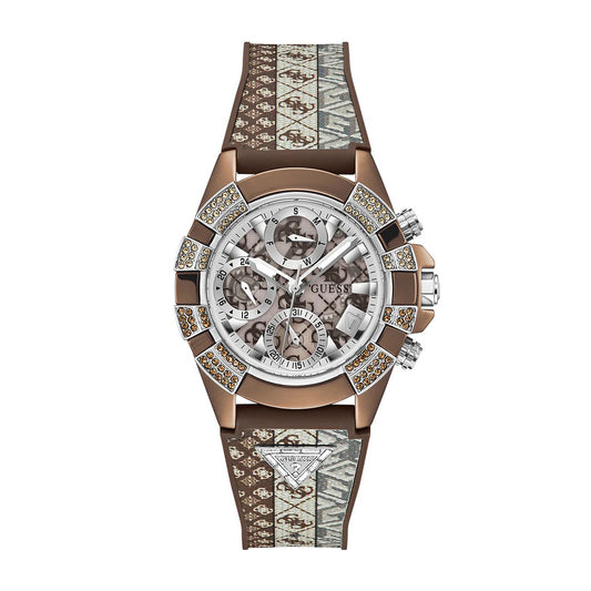 Guess Women's Watch Silver Tone Case Silver Dial Quartz