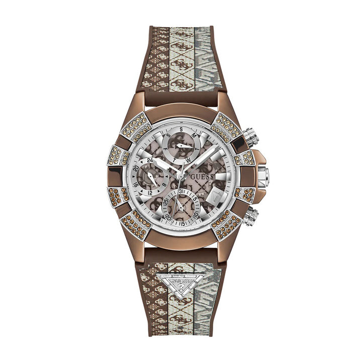 Guess Women's Watch Silver Tone Case Silver Dial Quartz