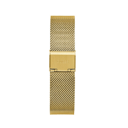 Guess Men's Watch Gold Tone Case Champagne Dial Quartz