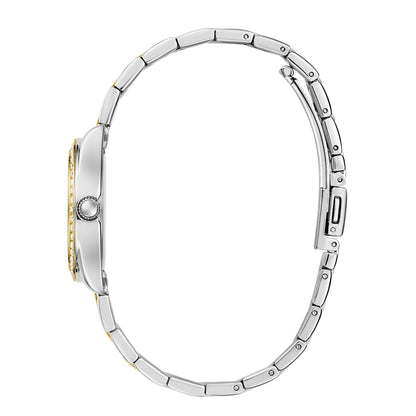 Guess Women's Watch Gold & Silver Tone Case Champagne Dial Quartz - GW0841L2