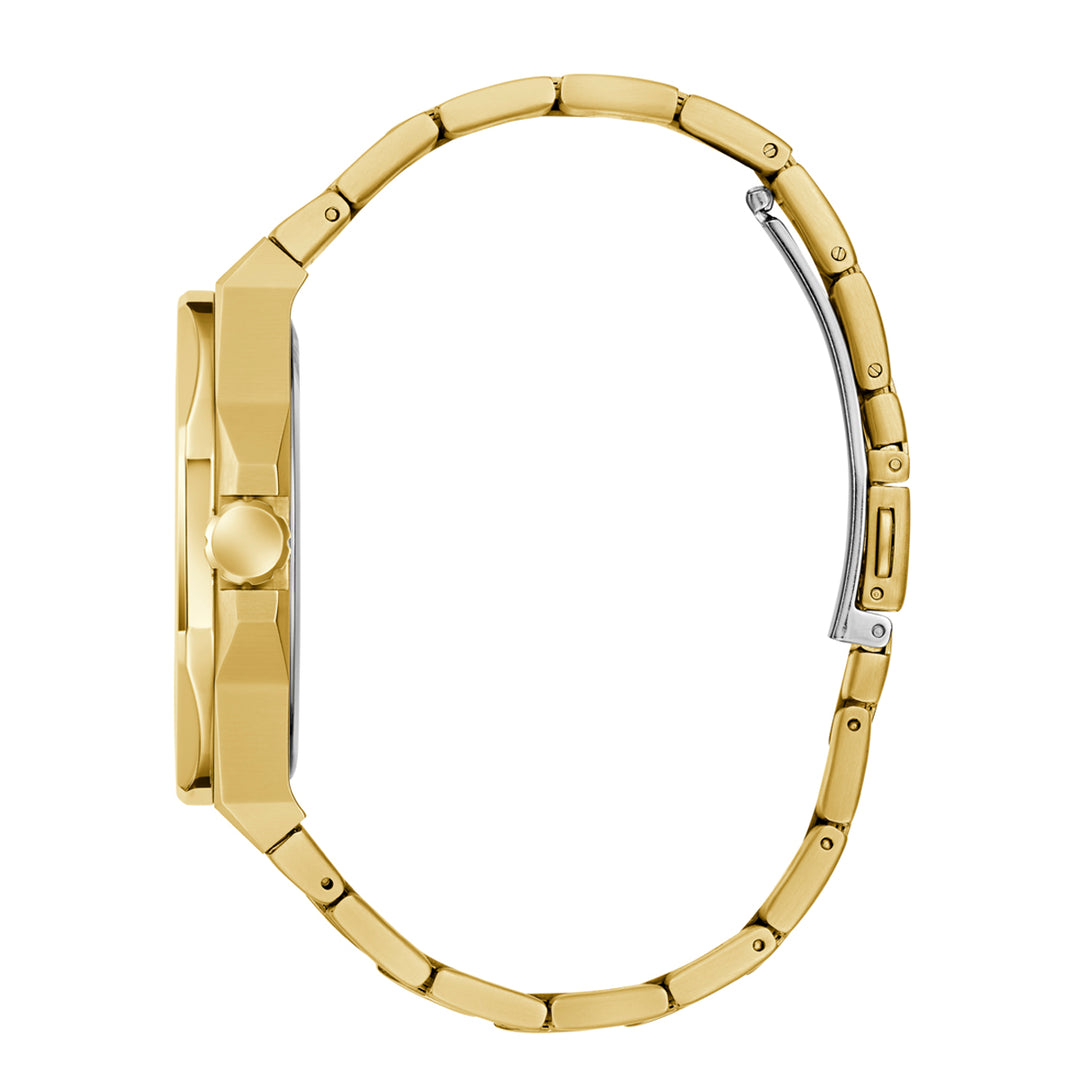 Guess Men's Watch Gold Tone Case Champagne Dial Quartz