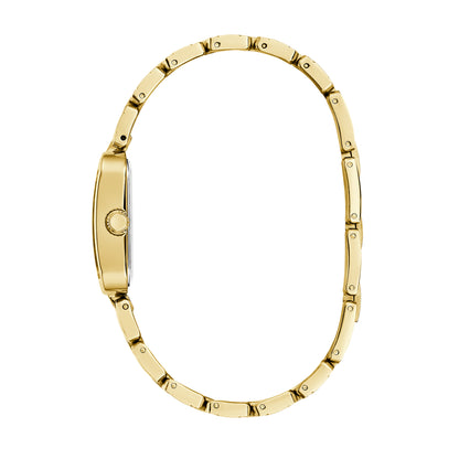 Guess Women's Watch Gold Tone Case Silver Dial Quartz - GW0865L2