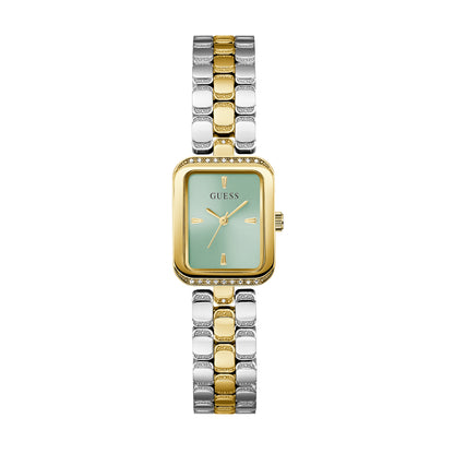Guess Women's Watch Gold Tone Case Green Dial Quartz - GW0865L4