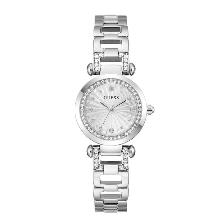 Guess Women's Watch Silver Tone Case Silver Dial Quartz