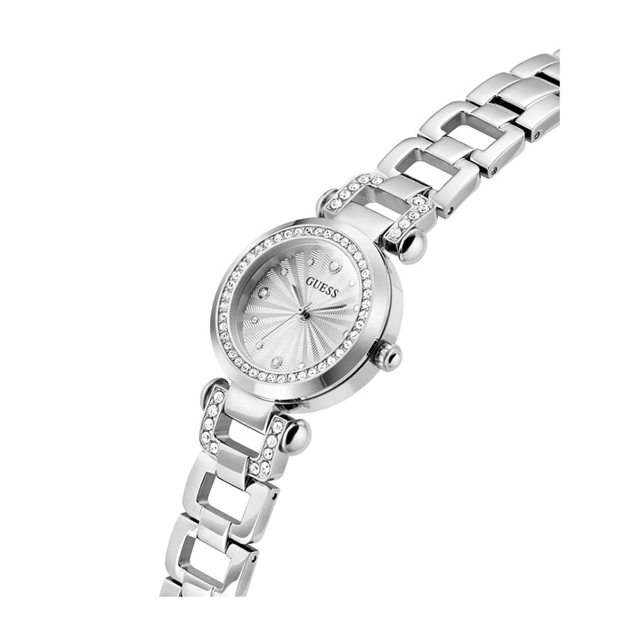 Guess Women's Watch Silver Tone Case Silver Dial Quartz