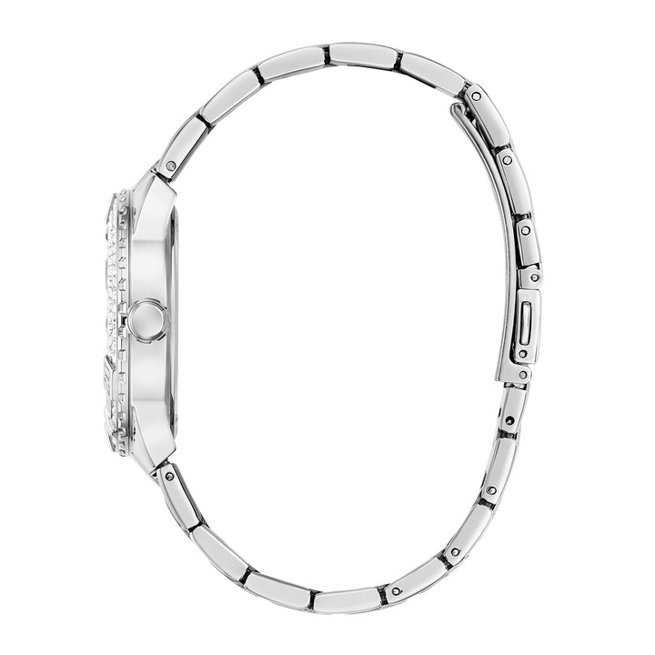 Guess Women's Watch Silver Tone Case Multicolor Dial Quartz