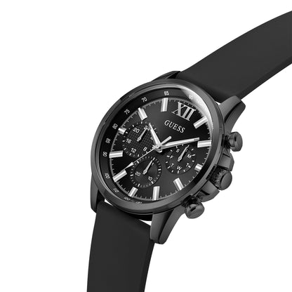 Guess Men's Watch Black Tone Case Black Dial Quartz - GW0913G3