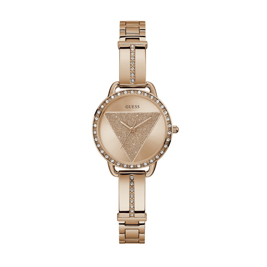 Guess Women's Watch Rose Gold Tone Case & Dial Quartz