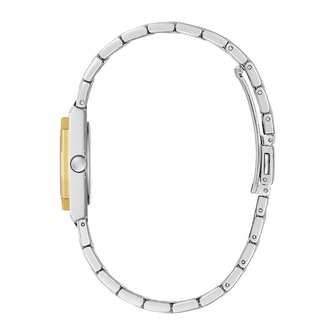 Guess Women's Watch Silver & Gold Tone Case Silver Dial Quartz