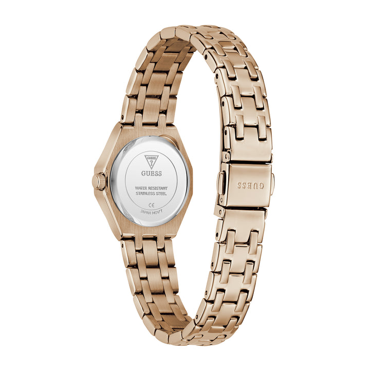 Guess Women's Watch Rose Gold Tone Case Teal Dial Quartz