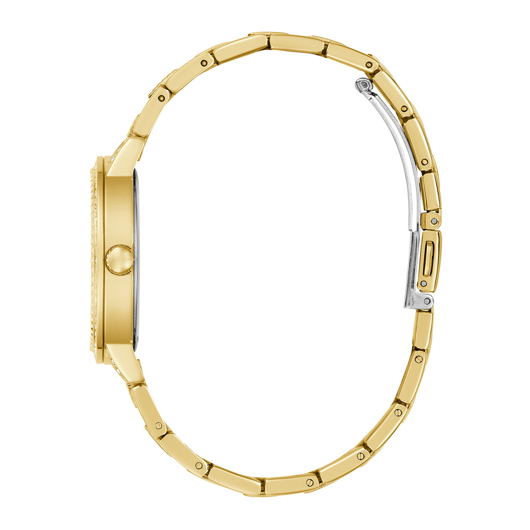 Guess Women's Watch Gold Tone Case Champagne Dial Quartz