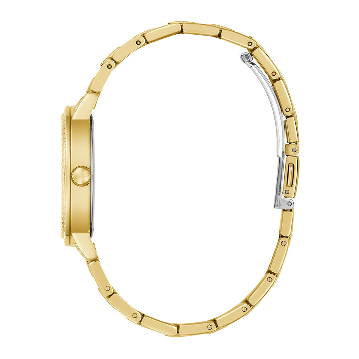 Guess Women's Watch Gold Tone Case Champagne Dial Quartz