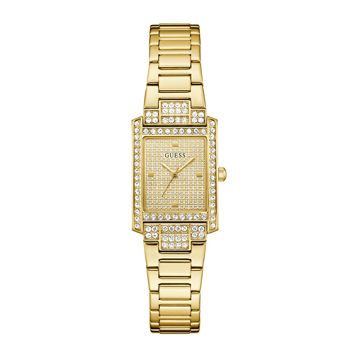 Guess Women's Watch Gold Tone Case Champagne Dial Quartz