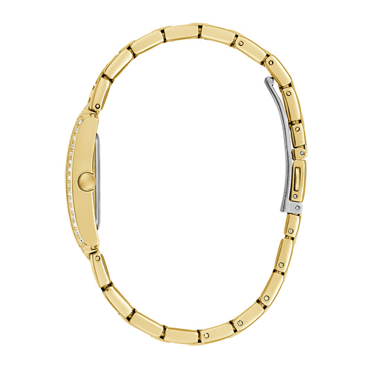 Guess Women's Watch Gold Tone Case Champagne Dial Quartz