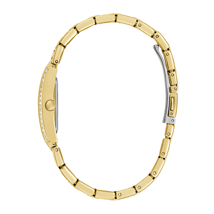Guess Women's Watch Gold Tone Case Champagne Dial Quartz