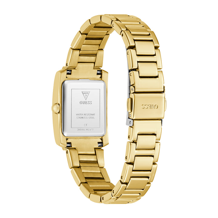 Guess Women's Watch Gold Tone Case Champagne Dial Quartz