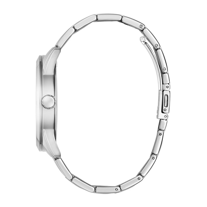 Guess Men's Watch Silver Tone Case Blue Dial Quartz