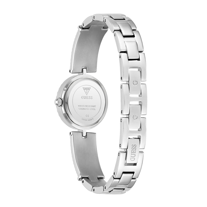 Guess Women's Watch Silver Tone Case Silver Dial Quartz