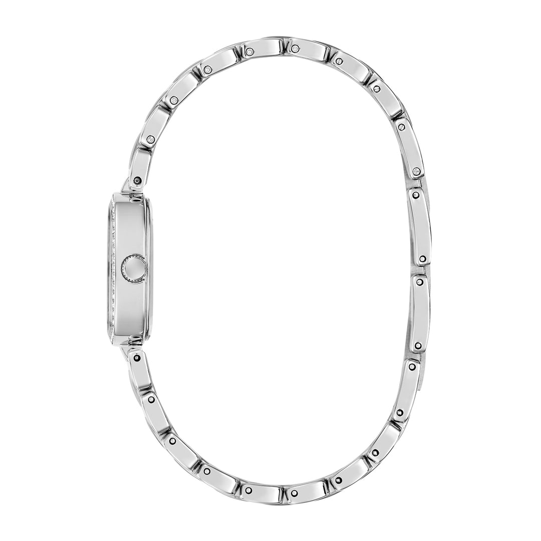Guess Women's Watch Silver Tone Case White Dial Quartz
