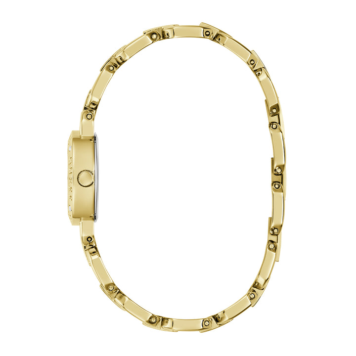 Guess Women's Watch Gold Tone Case Blue Dial Quartz