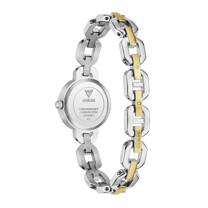 Guess Women's Watch Silver Tone Case Silver Dial Quartz