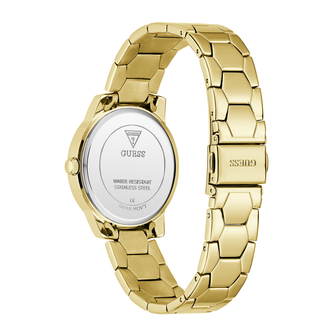Guess Women's Watch Gold Tone Case Green Dial Quartz